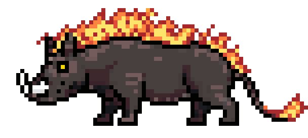 drip slink flame boar